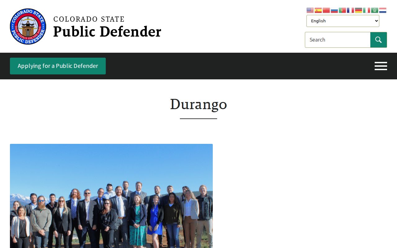 San Juan County arrest records and court charges Durango public defender office source