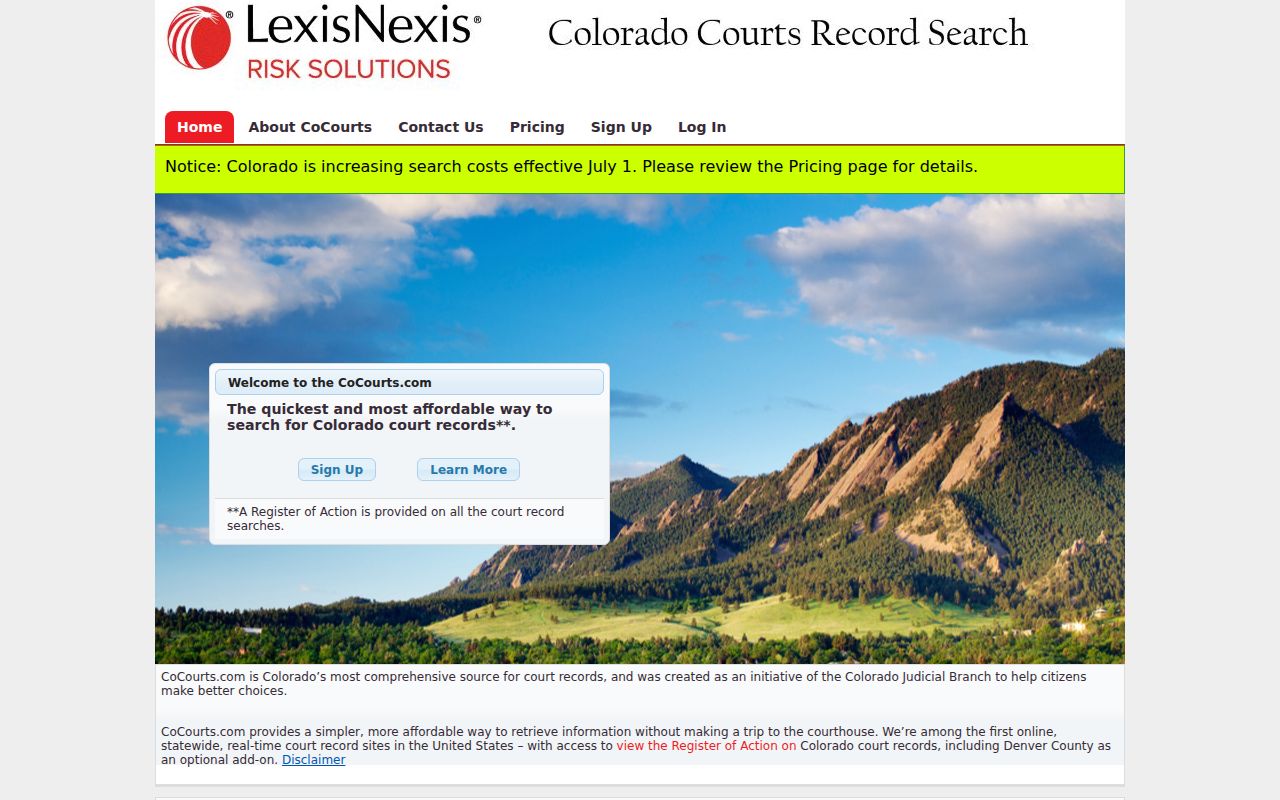 San Juan County court dockets and CoCourts landing page