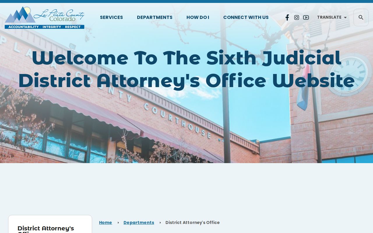 San Juan County criminal court records and 6th Judicial District Attorney