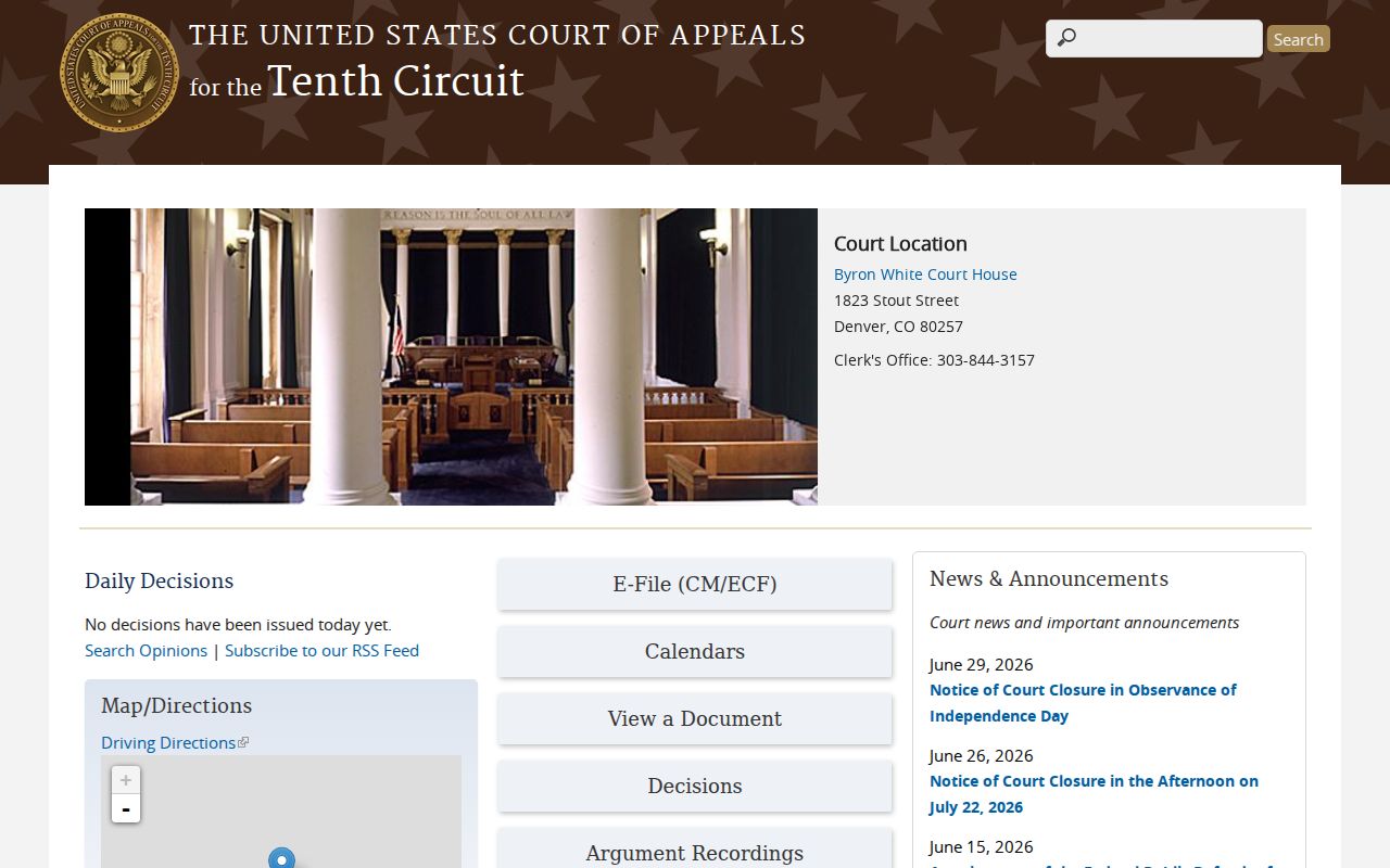 San Juan County district court records and Tenth Circuit appeals