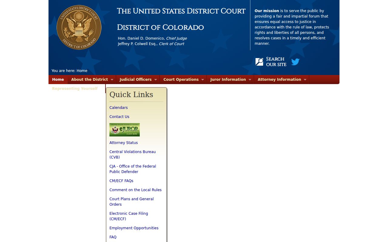 San Juan County court records federal district court
