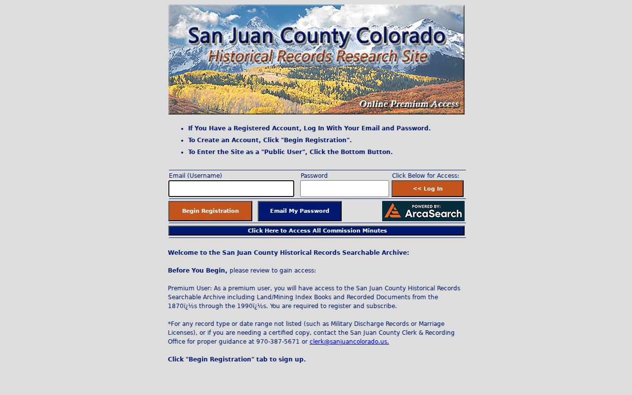 San Juan County marriage records historical records portal