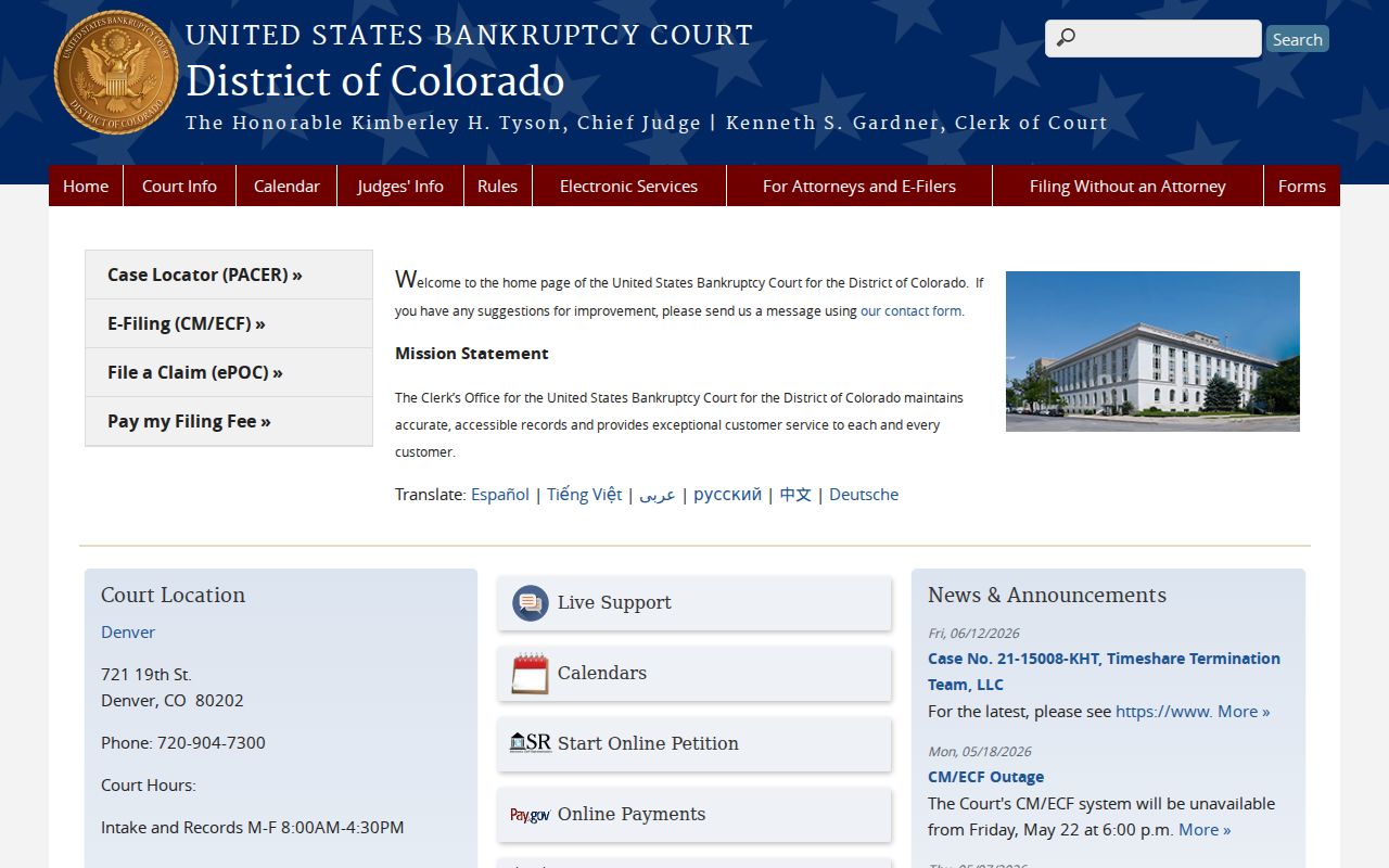 San Juan County probate records and Colorado bankruptcy court distinction